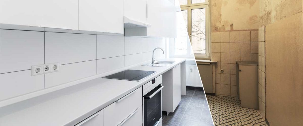 kitchen renovation overhaul from old to new